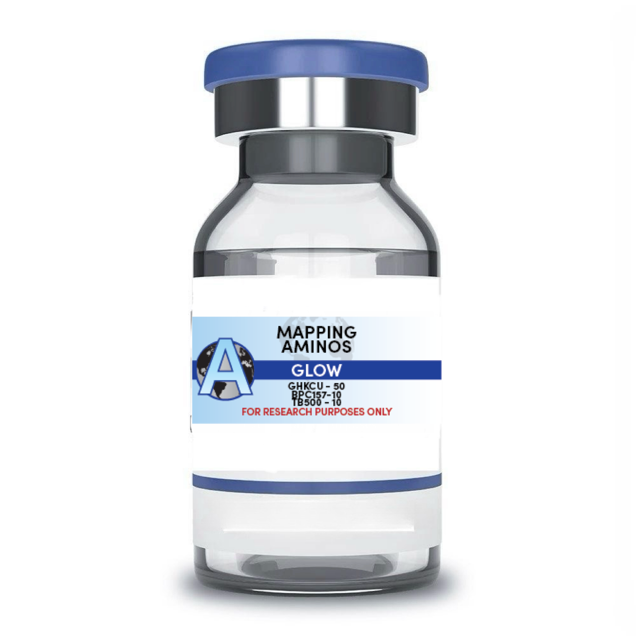 Glow Blend (BPC-157/TB-500-GHK-Cu) 10/10/50mg
