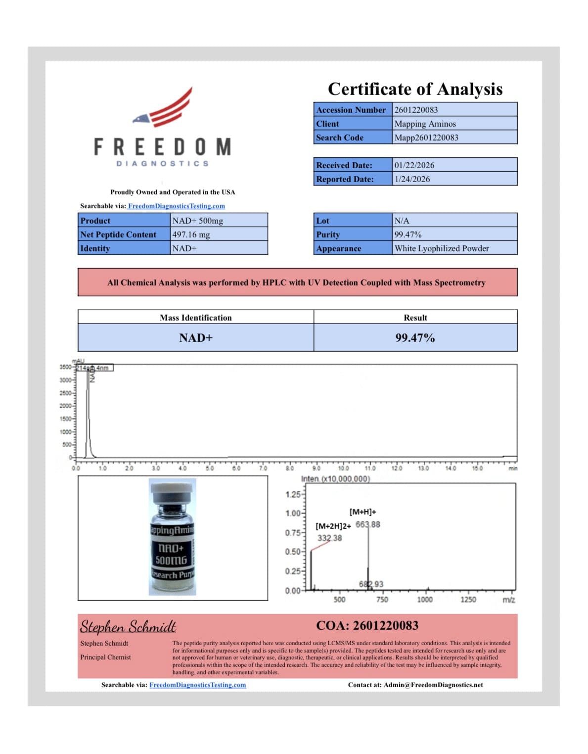 NAD+ 500mg/1000mg - Image 2